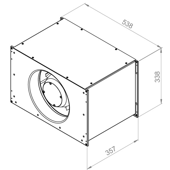 Kanálový ventilátor ELKI 5030/2420, ELKI 5030 E2 10